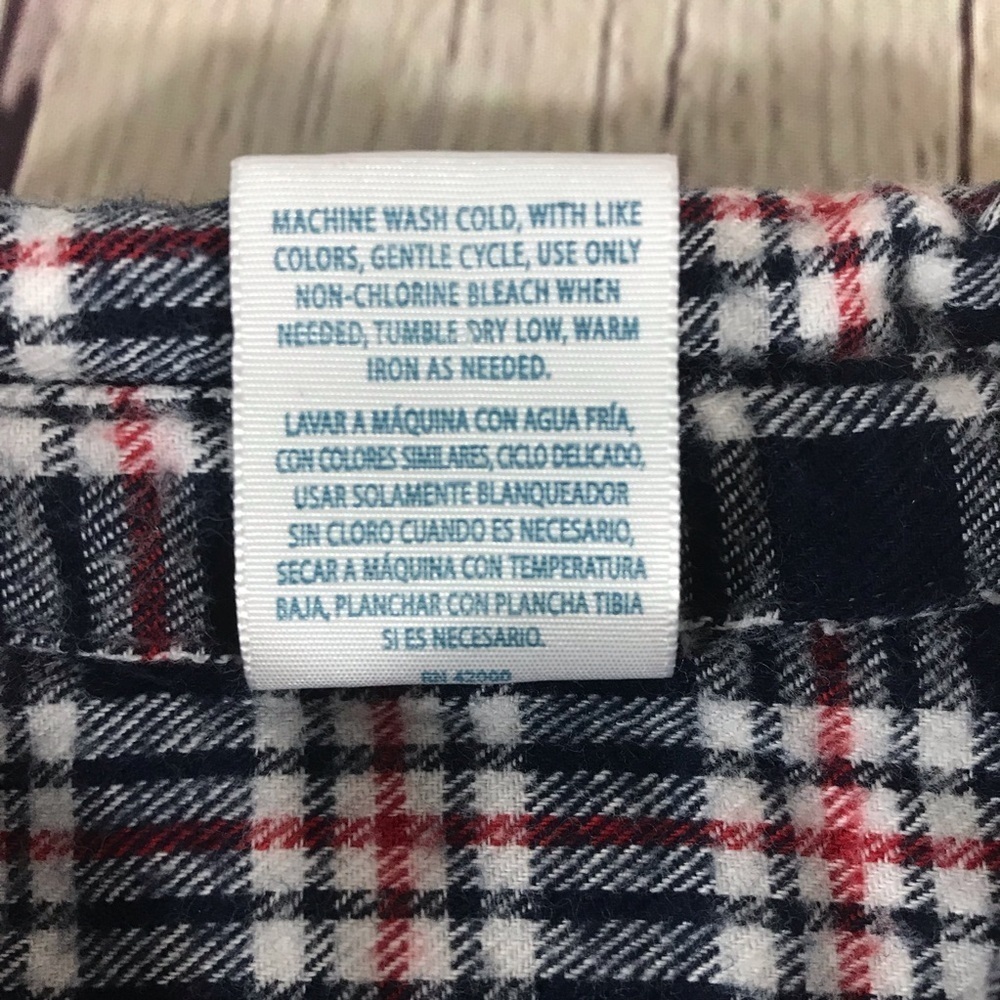 Wonder Kids Button Down Plaid Flannel Shirt - Picture 4 of 4
